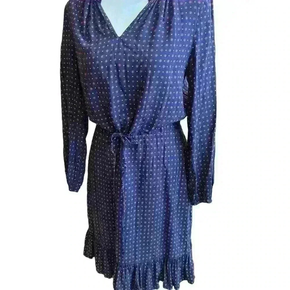 Draper James Lucinda Dress Navy Women’s Size Medium - Picture 3 of 8